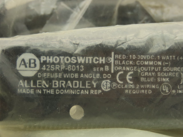 Allen Bradley 42SRP-6013 Photoswitch Compact Photo Sensor Diffuse Wide Angle