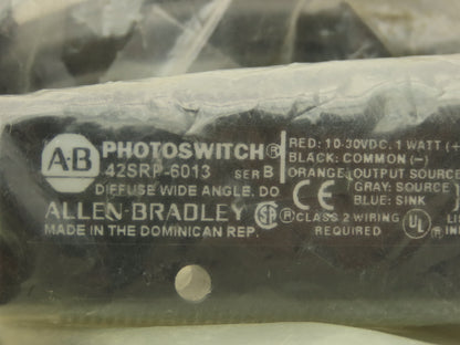 Allen Bradley 42SRP-6013 Photoswitch Compact Photo Sensor Diffuse Wide Angle