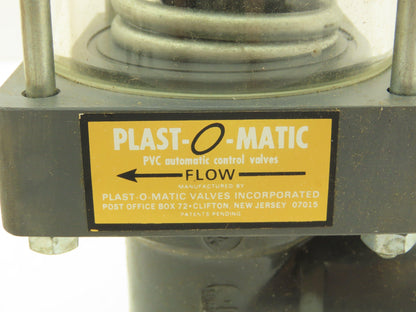 Plast-o-matic DS150LV-NO 1 1/2" Shutoff Valve Spring Return NO Pneumatic Powered