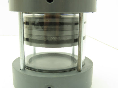 Plast-o-matic EAT150V 1 1/4" Shutoff Valve Double Action Seal Pneumatic PVC