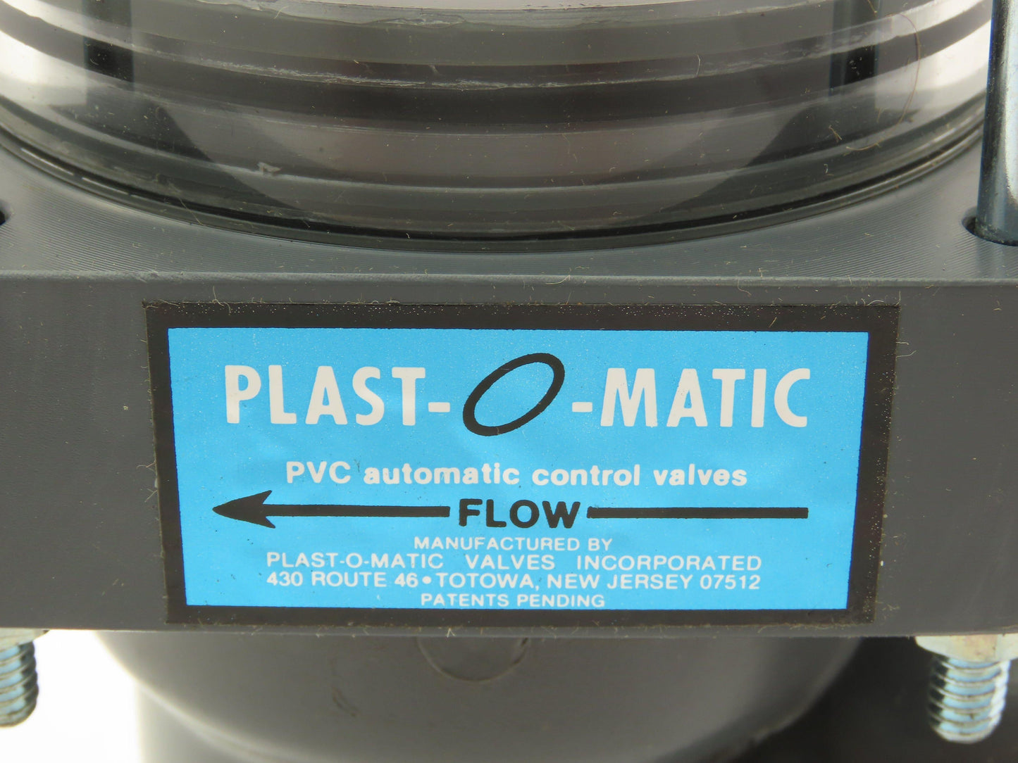 Plast-o-matic DA-200V-PV 2" Shutoff Valve PVC Double Action Pneumatic 2" NPT