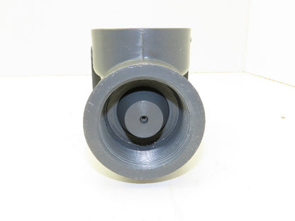 Plast-o-matic DA-200V-PV 2" Shutoff Valve PVC Double Action Pneumatic 2" NPT