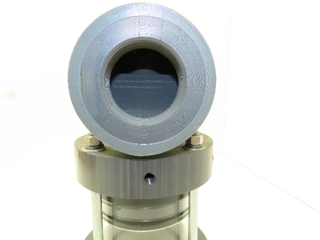 Plast-o-matic EA200V 2" Shutoff Valve Double Action Pneumatic 2" NPT Sch 80 PVC