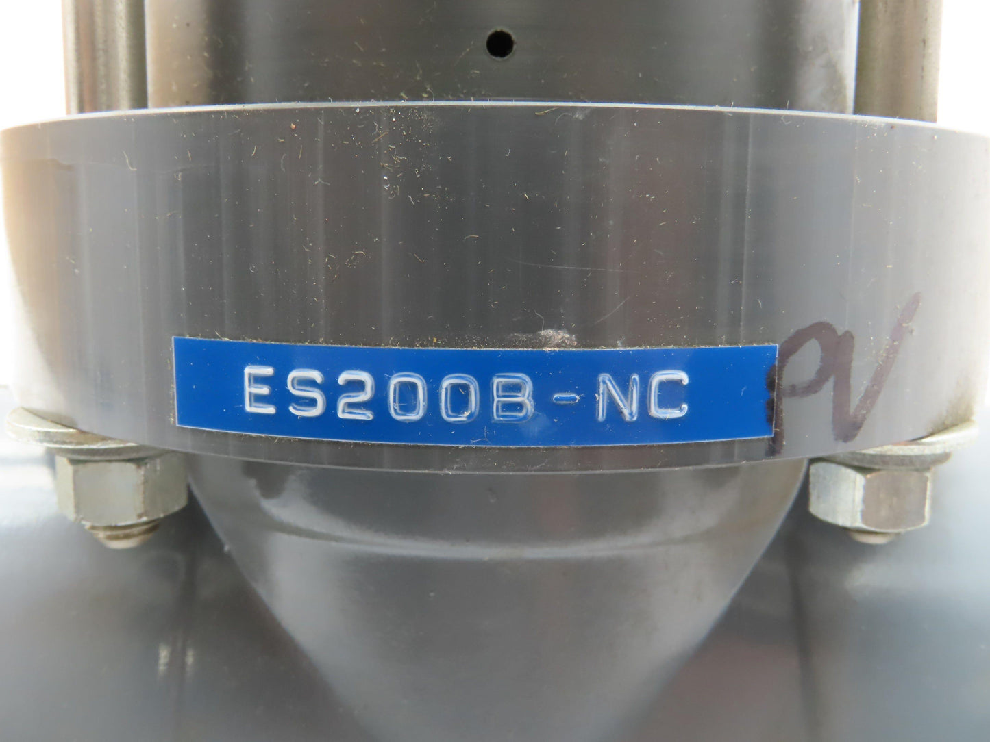 Plast-o-matic ES200B-NC 2" Shutoff Valve PVC Spring Return NC Pneumatic Powered