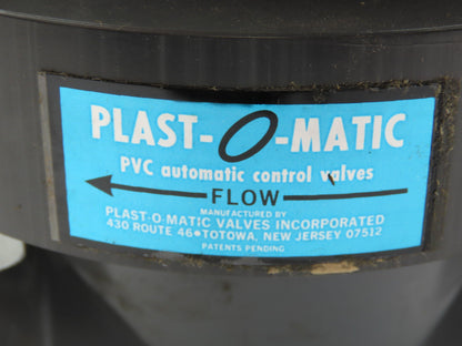 Plast-o-matic ES200B-NC 2" Shutoff Valve PVC Spring Return NC Pneumatic Powered