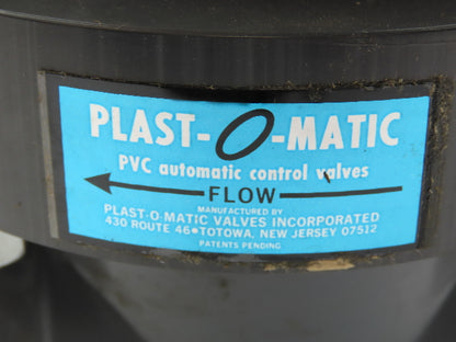 Plast-o-matic ES200B-NC 2" Shutoff Valve PVC Spring Return NC Pneumatic Powered
