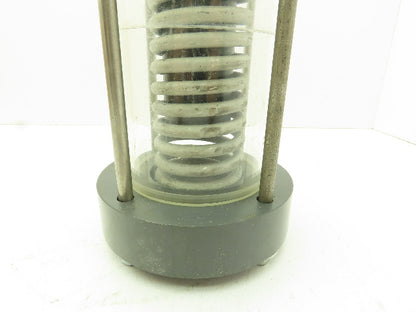 Plast-o-matic ES200B-NC 2" Shutoff Valve PVC Spring Return NC Pneumatic Powered