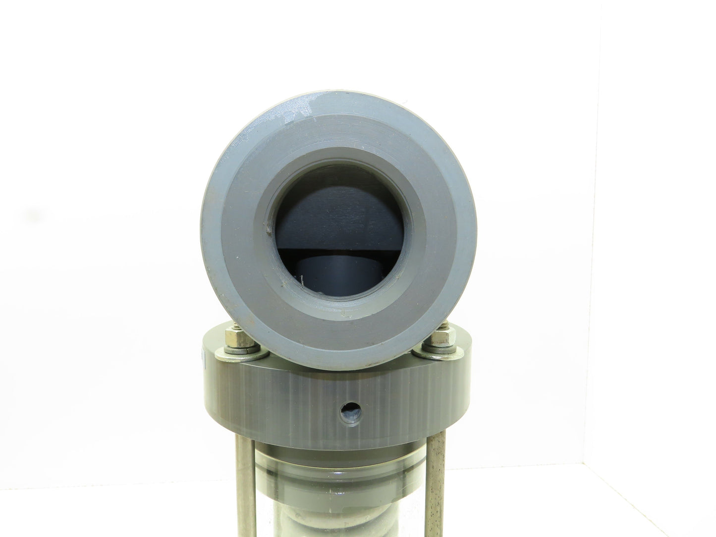 Plast-o-matic ES200B-NC 2" Shutoff Valve PVC Spring Return NC Pneumatic Powered