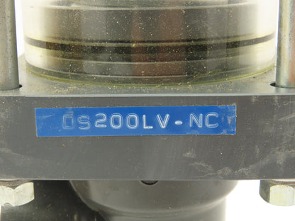 Plast-o-matic DS200LV-NC 2" Shutoff Valve PVC Spring Return NC Pneumatic Powered