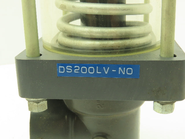 Plast-o-matic DS200LV-NO 2" Shutoff Valve PVC Spring Return NO Pneumatic Powered