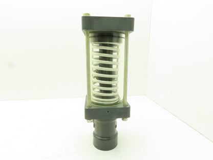 Plast-o-matic DS200LV-NO 2" Shutoff Valve PVC Spring Return NO Pneumatic Powered