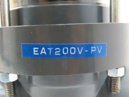Plast-o-matic EAT200V-PV 2" Shutoff Valve PVC Double Action Seal Sch 80