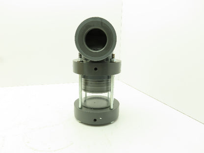 Plast-o-matic EAT200V-PV 2" Shutoff Valve PVC Double Action Seal Sch 80