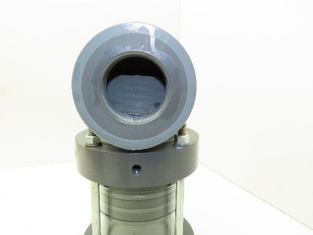 Plast-o-matic EAT200V-PV 2" Shutoff Valve PVC Double Action Seal Sch 80
