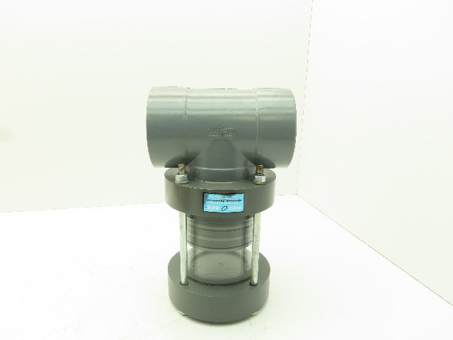 Plast-o-matic EAT200V-PV 2" Shutoff Valve PVC Double Action Seal Sch 80