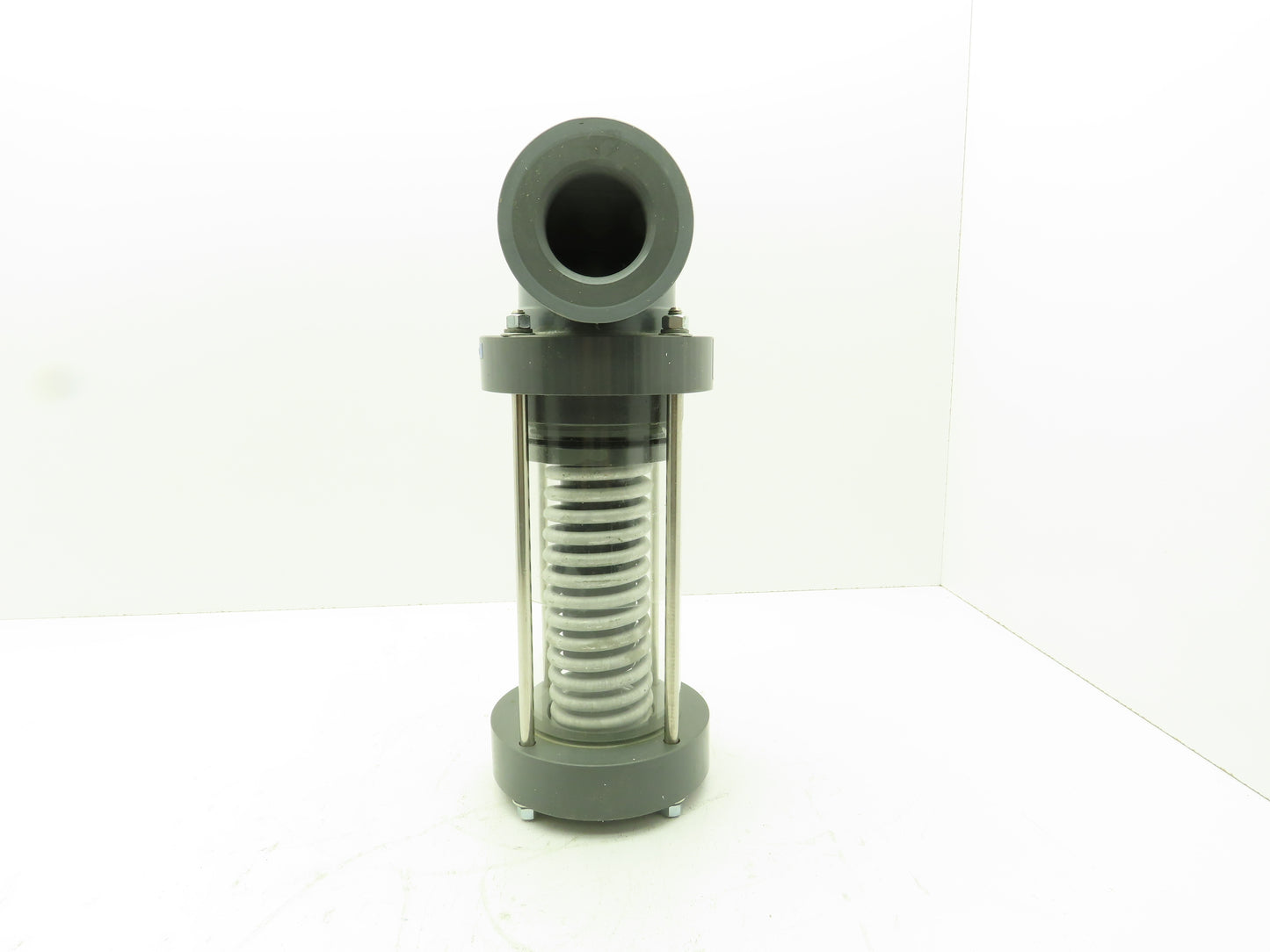 Plast-o-matic ES200V-NC 2" Shutoff Valve PVC Spring Return NC Pneumatic Powered