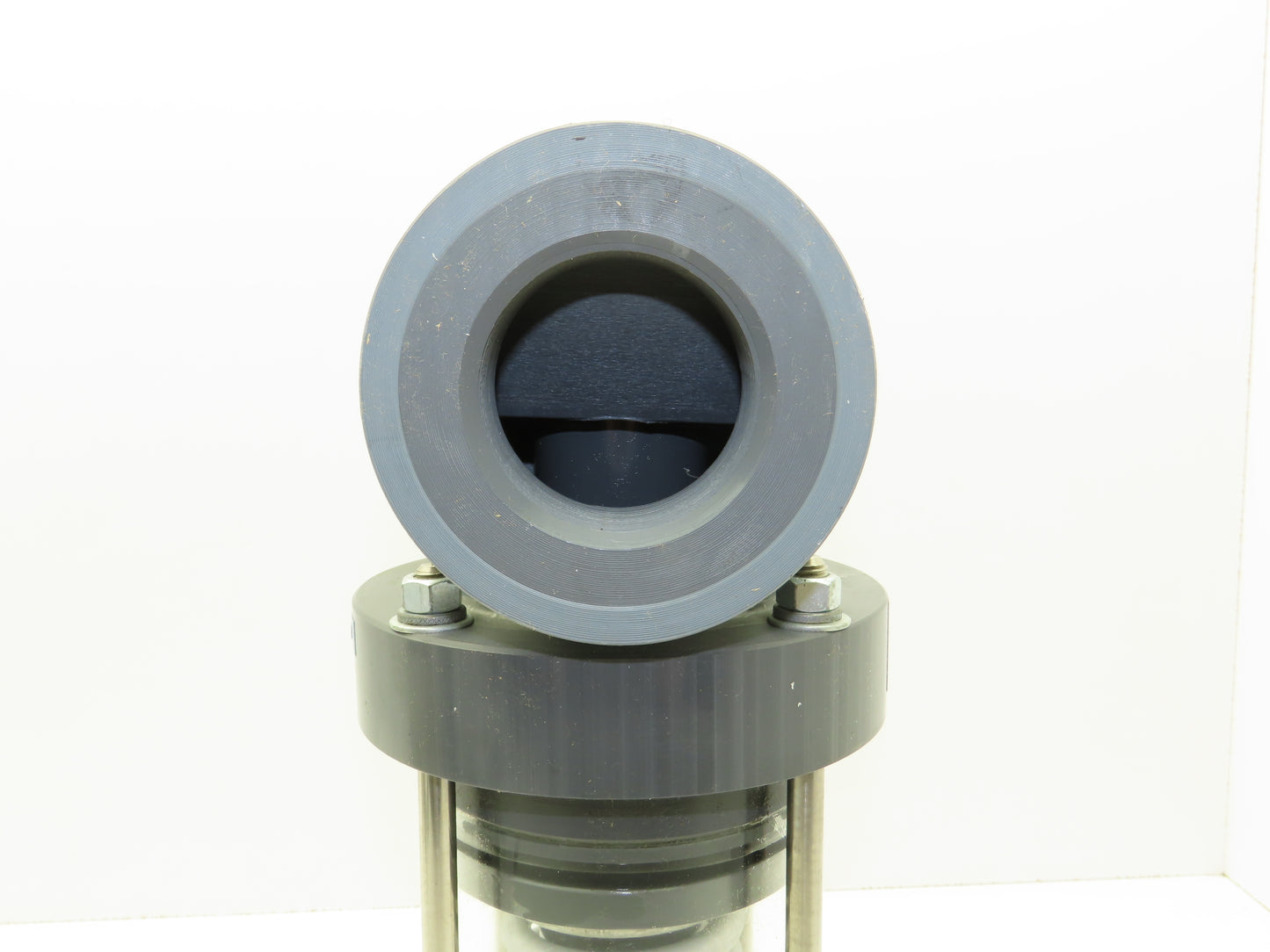 Plast-o-matic ES200V-NC 2" Shutoff Valve PVC Spring Return NC Pneumatic Powered