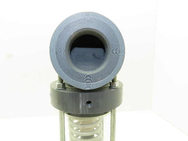 Plast-o-matic EST200V-NO 2" Shutoff Valve PVC Spring Return NO Pneumatic Powered