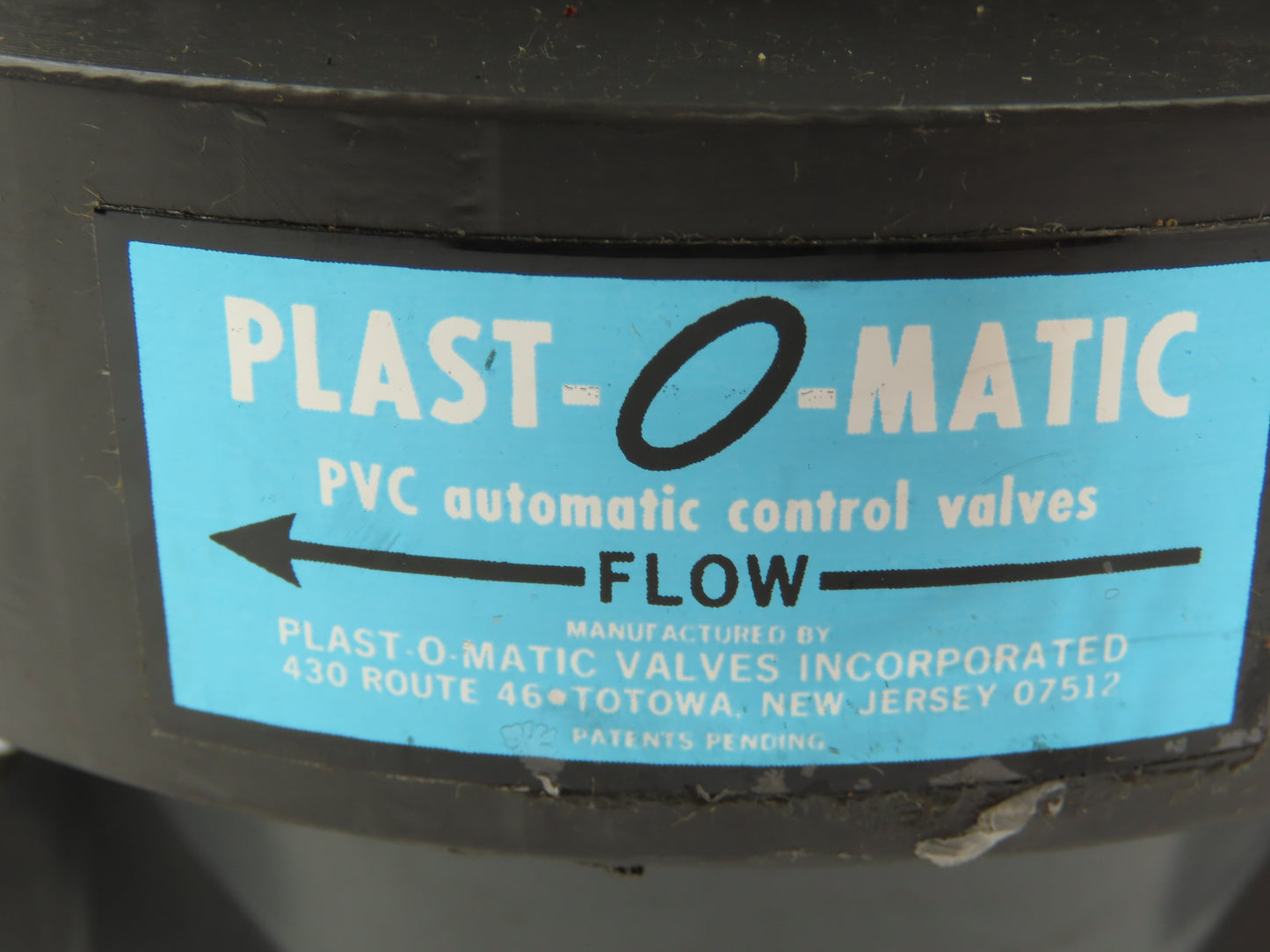 Plast-o-matic ES250LV-NC 2 1/2" Shutoff Valve Spring Return NC Pneumatic Powered