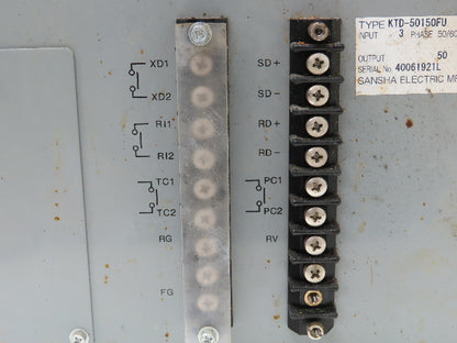 Sansha KTD-50150FU SanRex DC Auto 50VDC 150A Metal Surface Treatment Plating