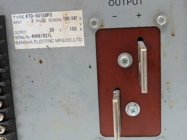 Sansha KTD-50150FU SanRex DC Auto 50VDC 150A Metal Surface Treatment Plating