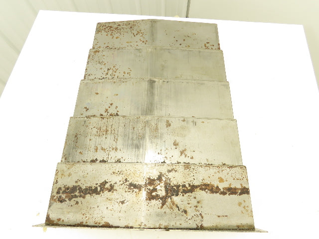 Hennig Enomoto Toyo Conveyor X-Axis Steel Telescoping Way Cover 28"