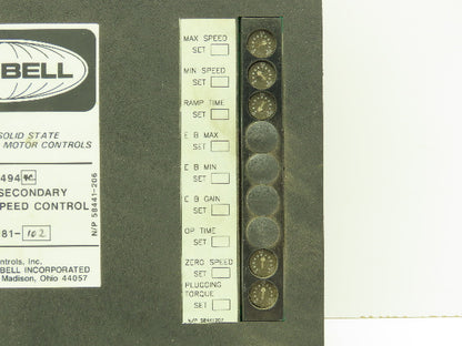 Hubbell S2MC Solid State Motor Control Secondary Adjustable Speed Controller