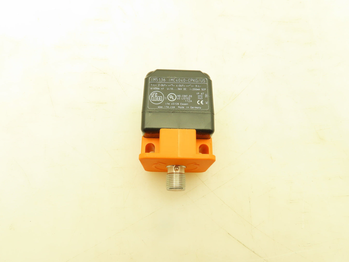 IFM Efector IM5136 Inductive Sensor Proximity Switch  40mm PNP 10-36VDC