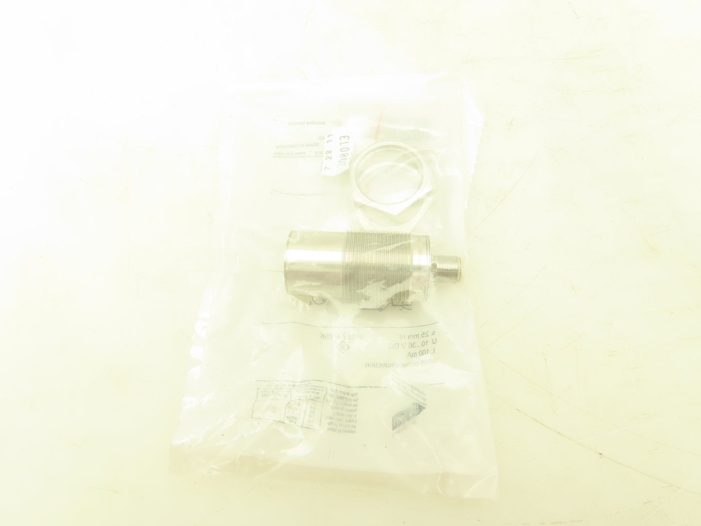 IFM Efector IIT232 Inductive Sensor Proximity Switch 25mm NPN N.O.