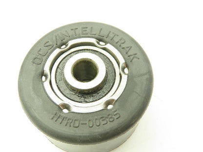 Black Rubber Pulley Roller Wheel 35x57mm Dia 10mm Ball Bearing Bore  LOT OF 10