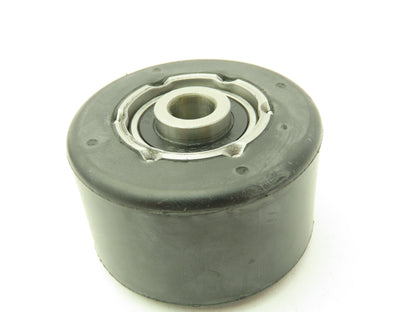 Black Rubber Pulley Roller Wheel 35x57mm Dia 10mm Ball Bearing Bore  LOT OF 10