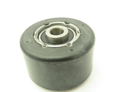 Black Rubber Pulley Roller Wheel 35x57mm Dia 10mm Ball Bearing Bore  LOT OF 10