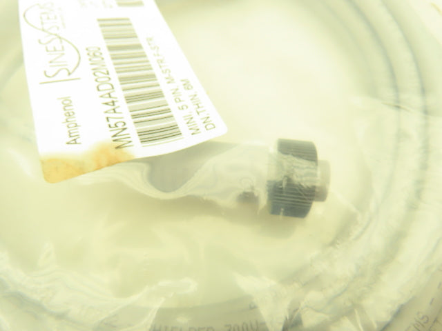 Amphenol MN57A4AD02M060 DeviceNet Sensor Cable Cordset 5-Pin M22 Male/Female 6M