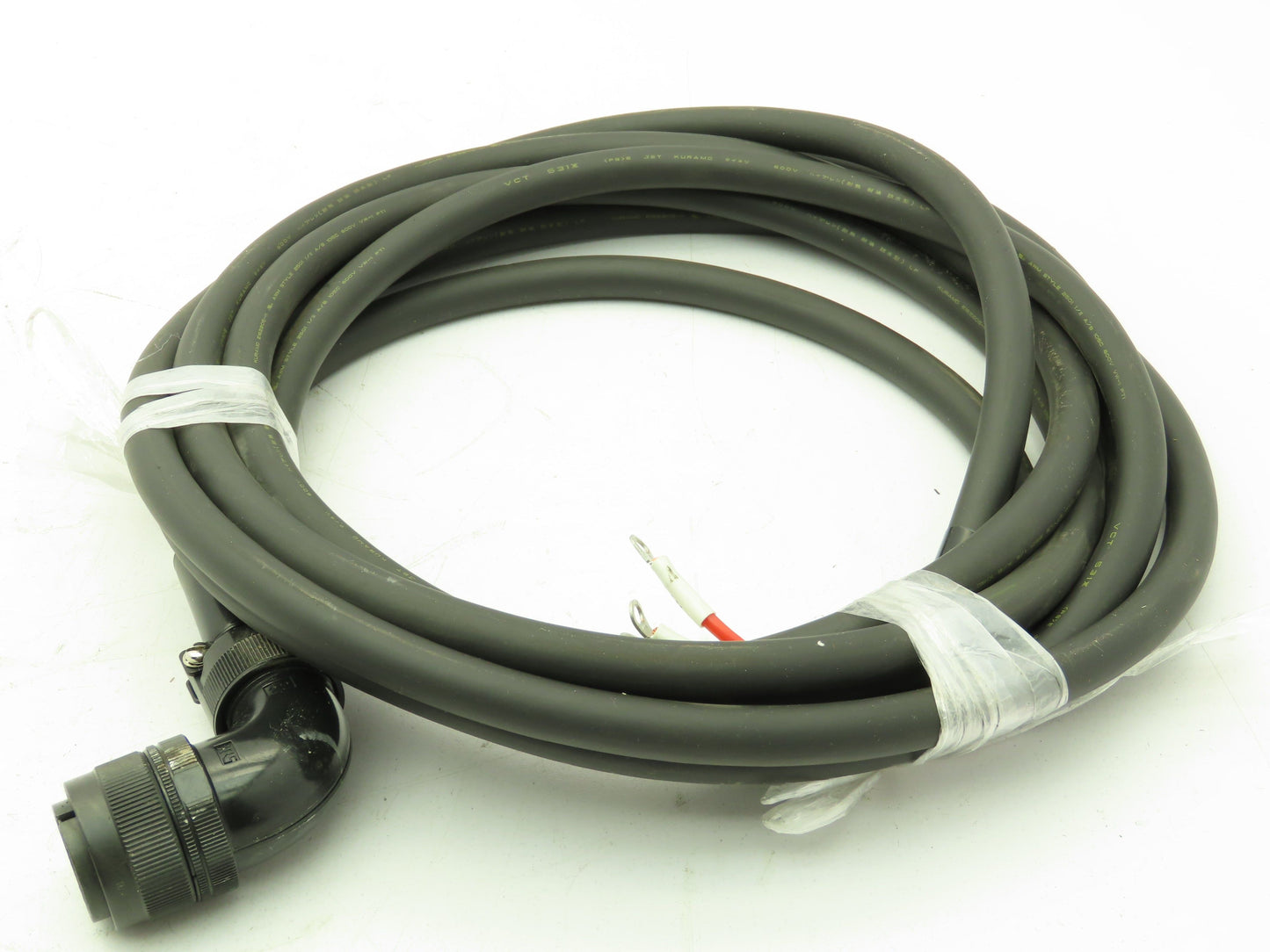 Kuramo VCT 531X Fanuc Power Cable 4-Pin Female Plug 4-Wire Leads 14'