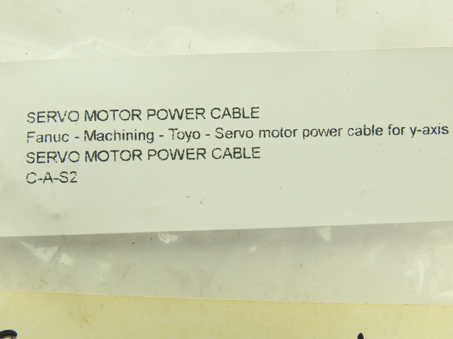 Kuramo VCT 531X Fanuc Power Cable 4-Pin Female Plug 4-Wire Leads 14'