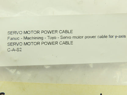 Kuramo VCT 531X Fanuc Power Cable 4-Pin Female Plug 4-Wire Leads 14'