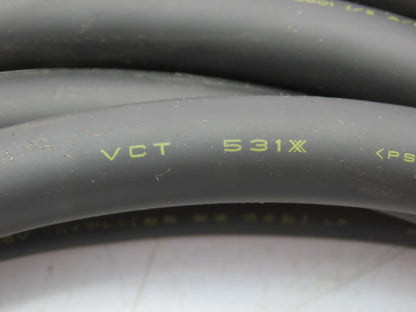 Kuramo VCT 531X Fanuc Power Cable 4-Pin Female Plug 4-Wire Leads 14'