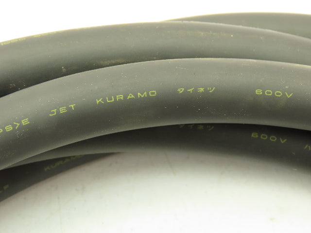 Kuramo VCT 531X Fanuc Power Cable 4-Pin Female Plug 4-Wire Leads 14'