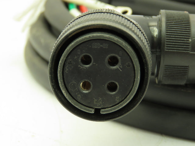 Kuramo VCT 531X Fanuc Power Cable 4-Pin Female Plug 4-Wire Leads 14'