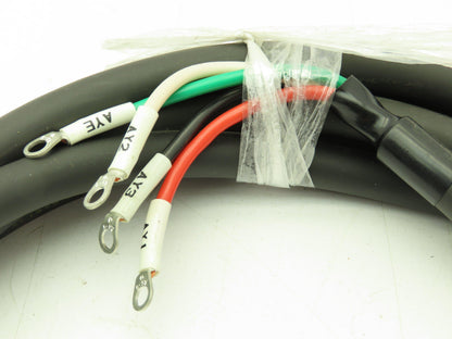 Kuramo VCT 531X Fanuc Power Cable 4-Pin Female Plug 4-Wire Leads 14'