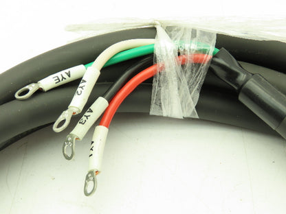 Kuramo VCT 531X Fanuc Power Cable 4-Pin Female Plug 4-Wire Leads 14'