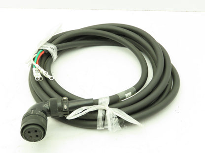 Kuramo VCT 531X Fanuc Power Cable 4-Pin Female Plug 4-Wire Leads 14'