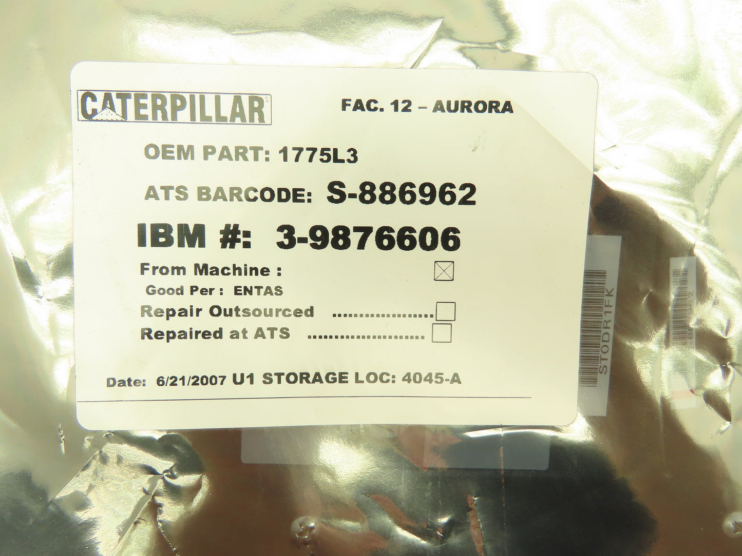 Allen Bradley 1775-L3 AB Main Processor PLC