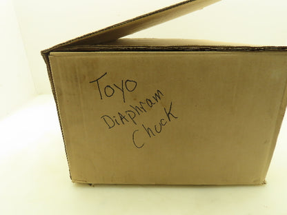 Toyo DR7G77002 Diaphragm Chuck Milling Machine Lathe 9" Across