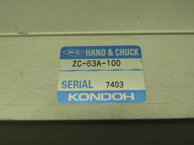 Konsei ZC-63A-100 Pneumatic Air Cylinder Mini Slide Mechanism Ball Bearing