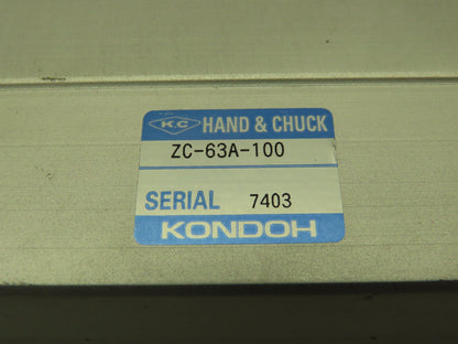 Konsei ZC-63A-100 Pneumatic Air Cylinder Mini Slide Mechanism Ball Bearing