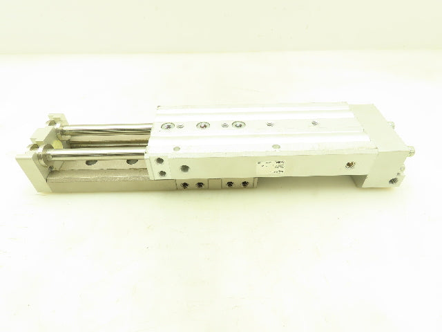 SMC MXQ25-100R Pneumatic Cylinder Air Slide Table Precision 100MM Stroke Latching