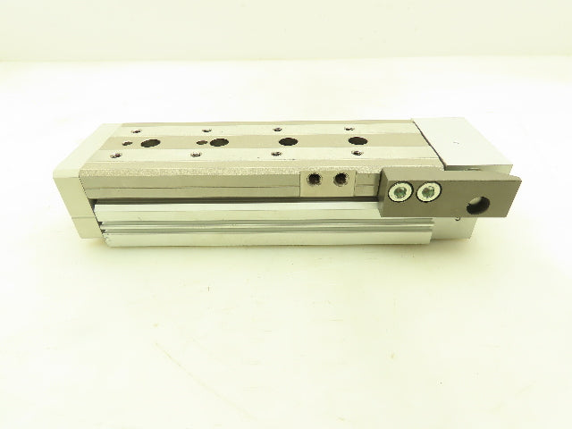 SMC MXQ25-100R Pneumatic Cylinder Air Slide Table Precision 100MM Stroke Latching
