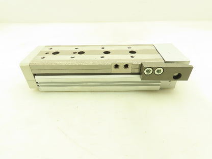 SMC MXQ25-100R Pneumatic Cylinder Air Slide Table Precision 100MM Stroke Latching