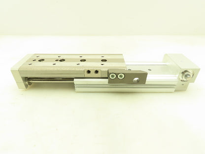 SMC MXQ25-100R Pneumatic Cylinder Air Slide Table Precision 100MM Stroke Latching
